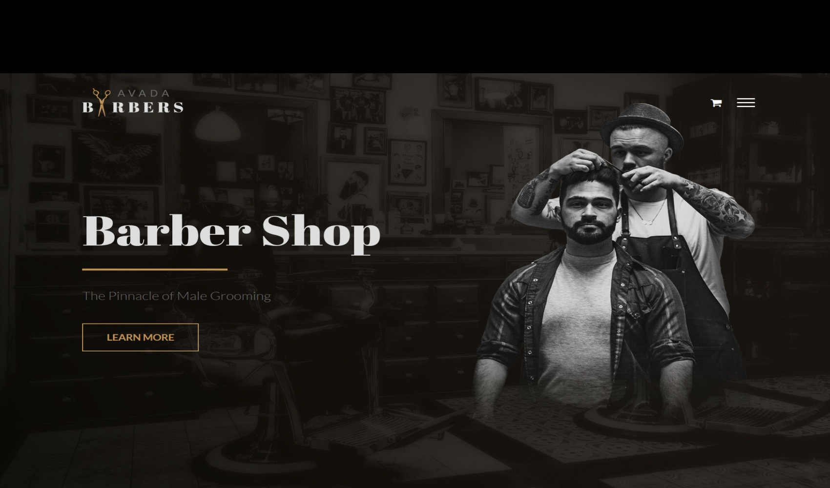 affordable website design barber shop modern webdesign